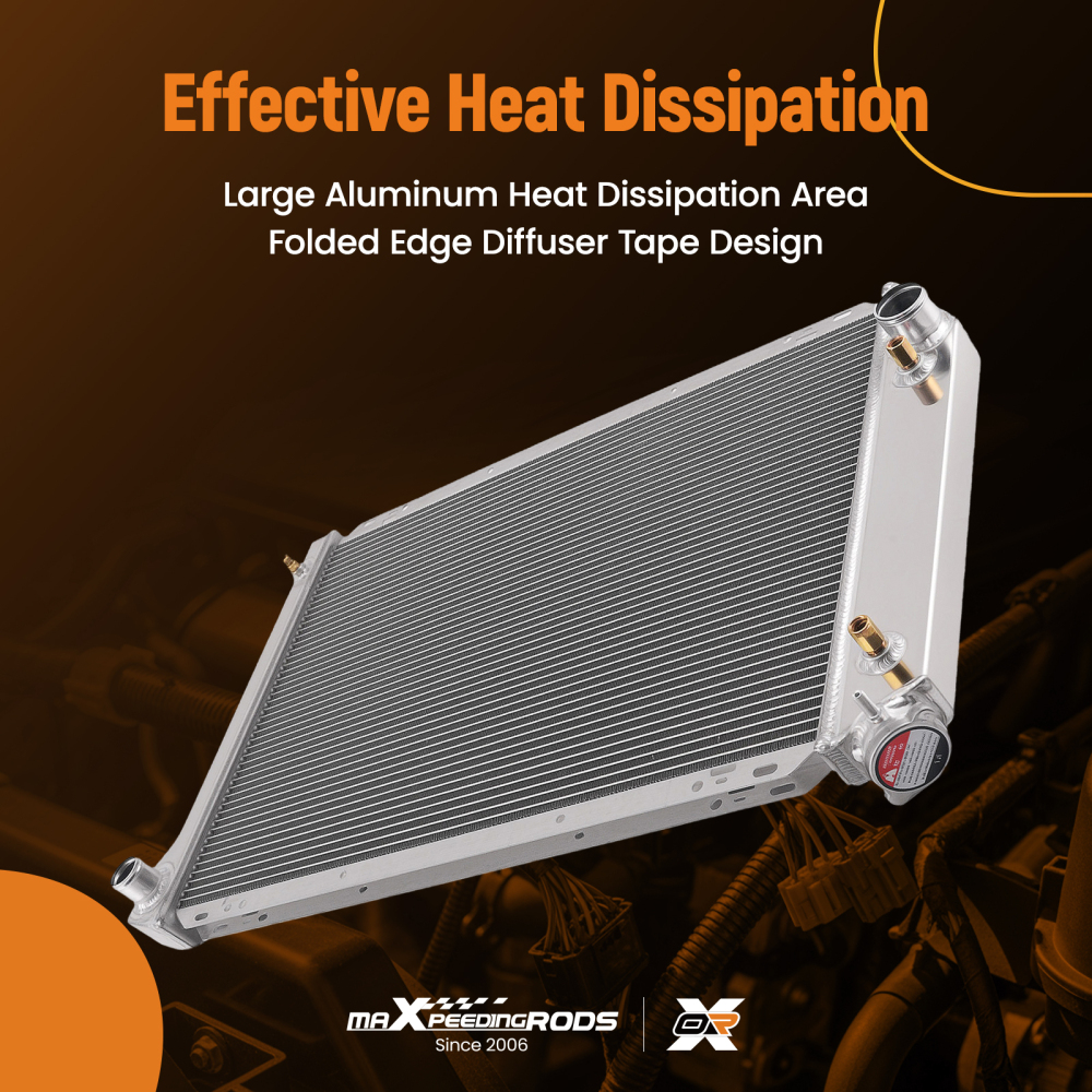 Advanced Design Radiator compatible for Ford F150/F250/F350 1980-1984 CC561 AT Crossflow