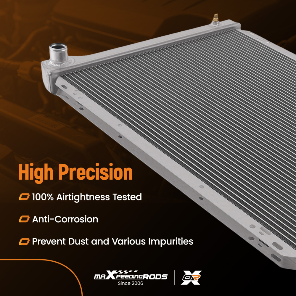 Advanced Design Radiator compatible for Ford F150/F250/F350 1980-1984 CC561 AT Crossflow