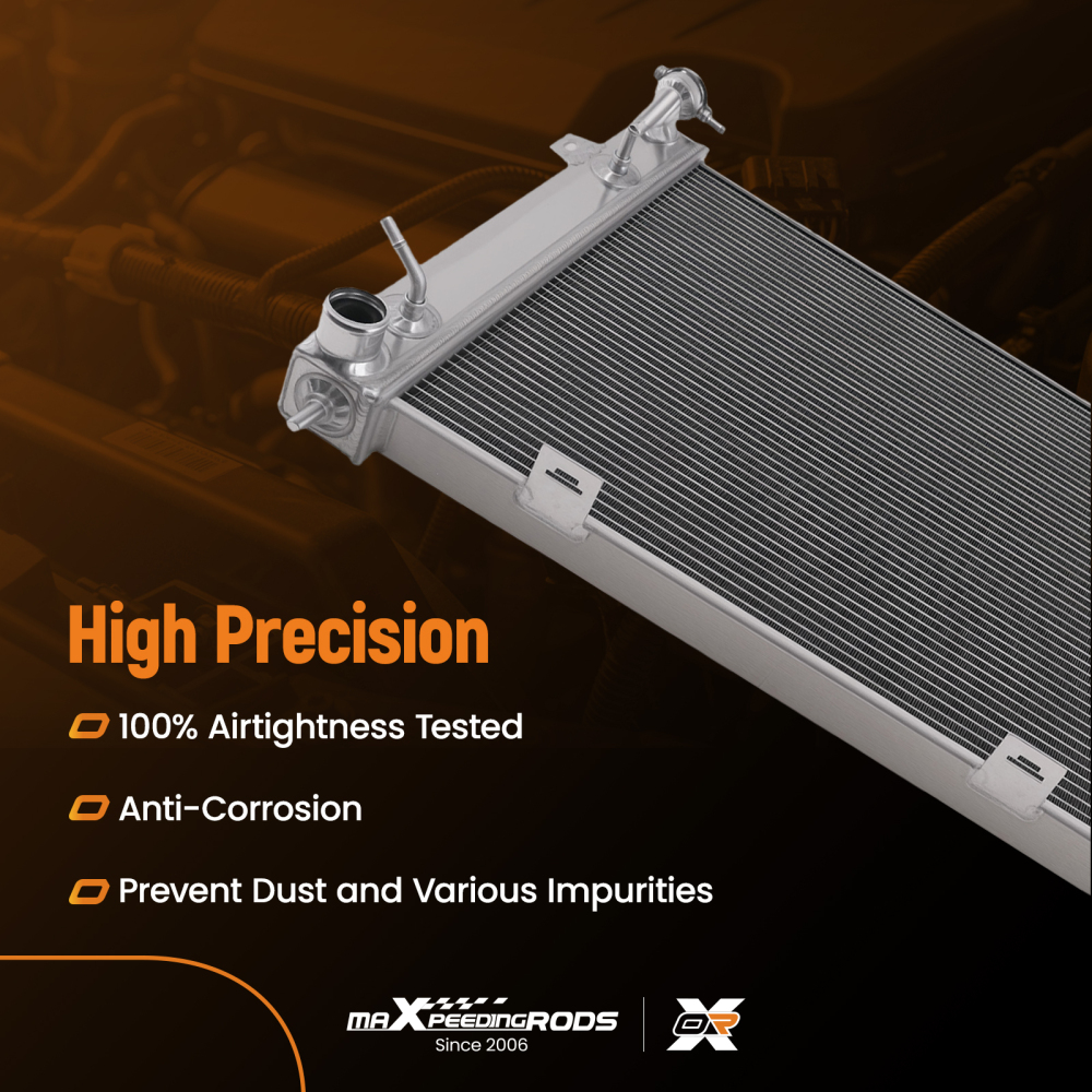 2 Row Radiator compatible for Jeep Grand Cherokee 4.0L L6 1993-1998 CC1395 DPI1395 AT Trans