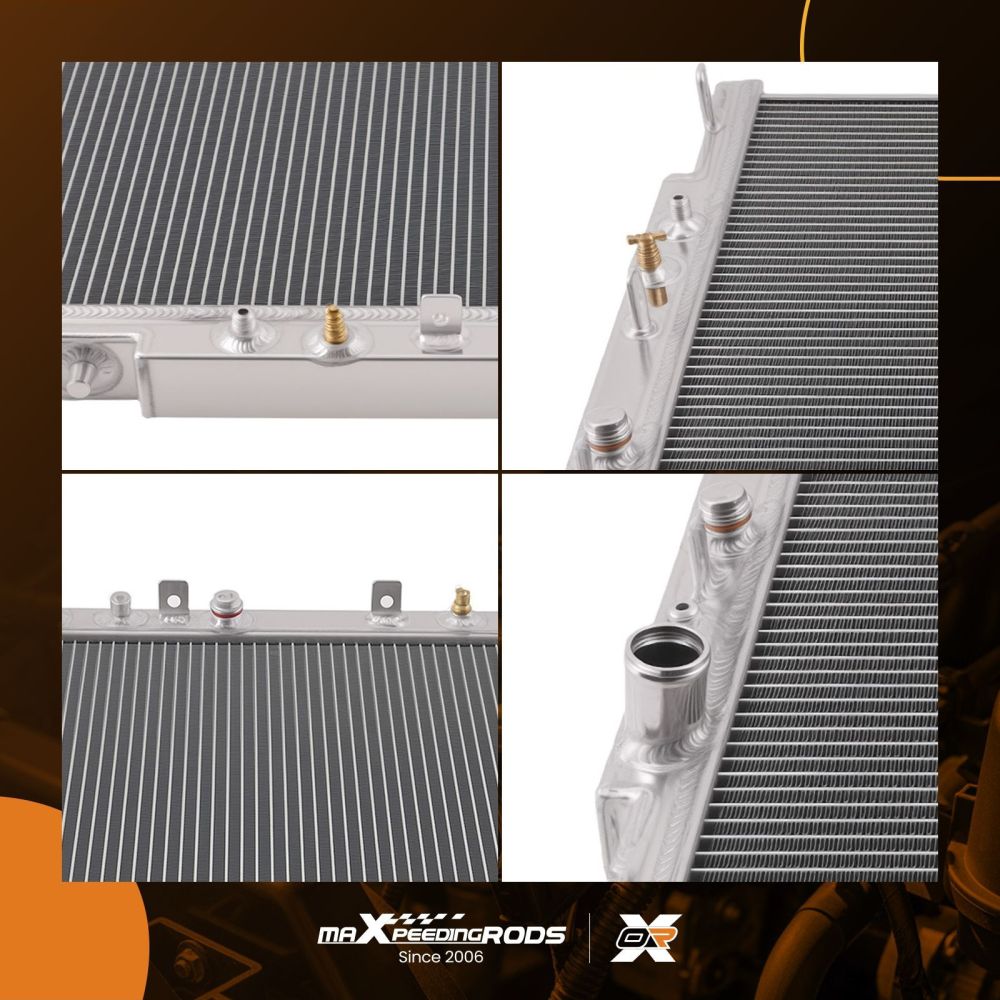 2 Row Aluminum Radiator compatible for Honda CR-V Element 2.4L 02-11 CU2443 AT Type