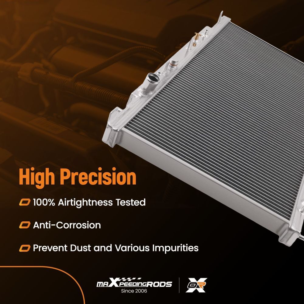 2 Row Aluminum Radiator compatible for Honda CR-V Element 2.4L 02-11 CU2443 AT Type