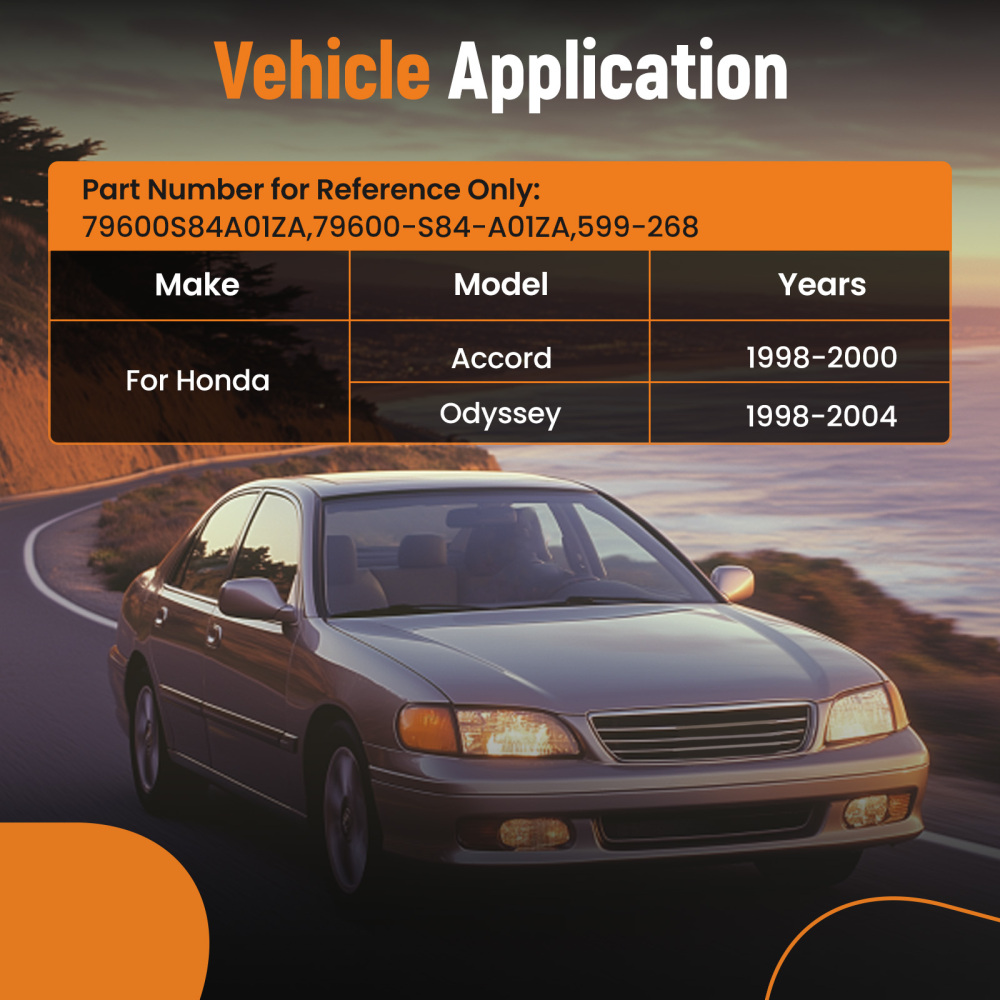 A/C Control Panel Module compatible for Honda Accord 1998 1999 2000 79600S84A01ZA599-268