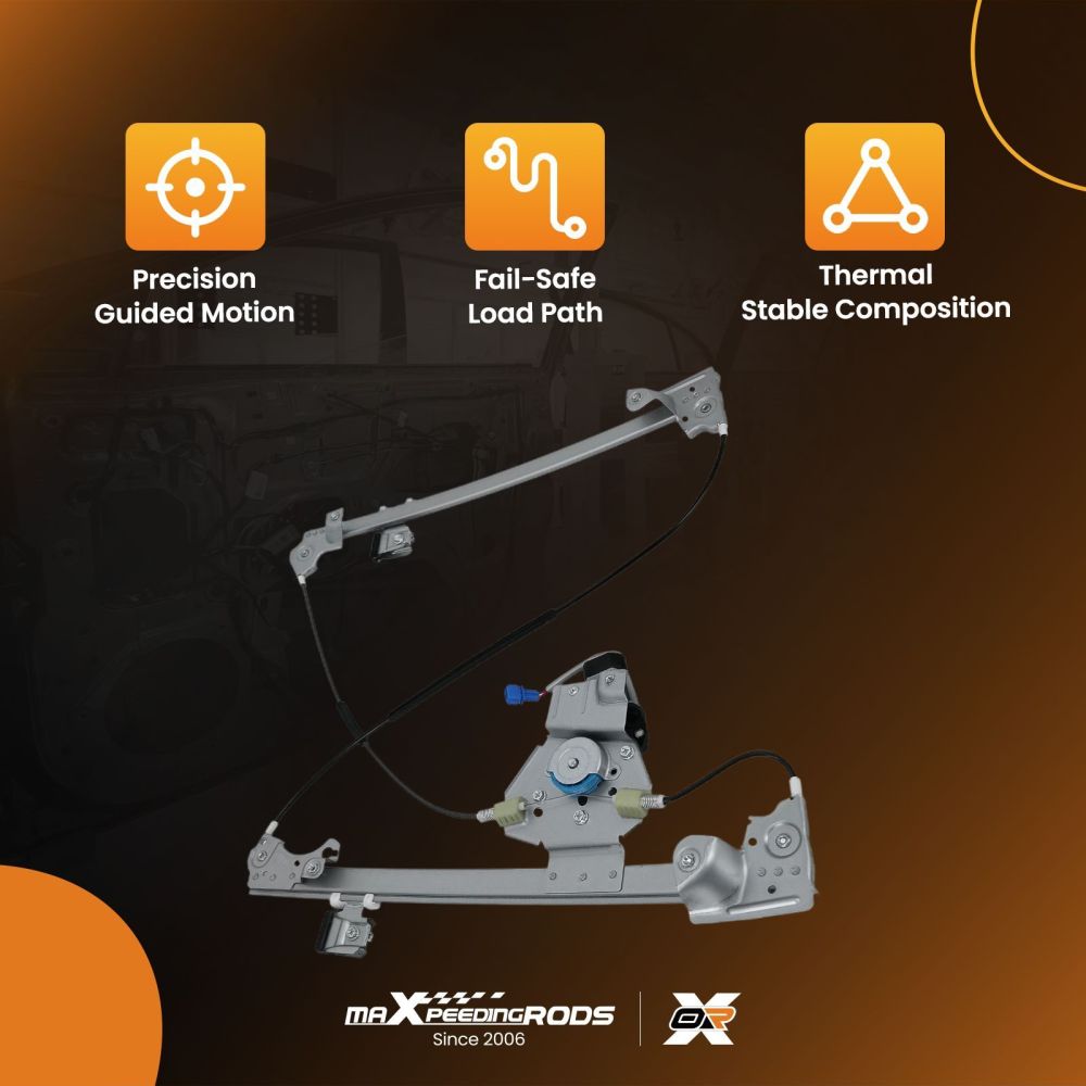 1x Window Regulator w/ Motor Assembly Front RH compatible for Land Rover Freelander 98-06