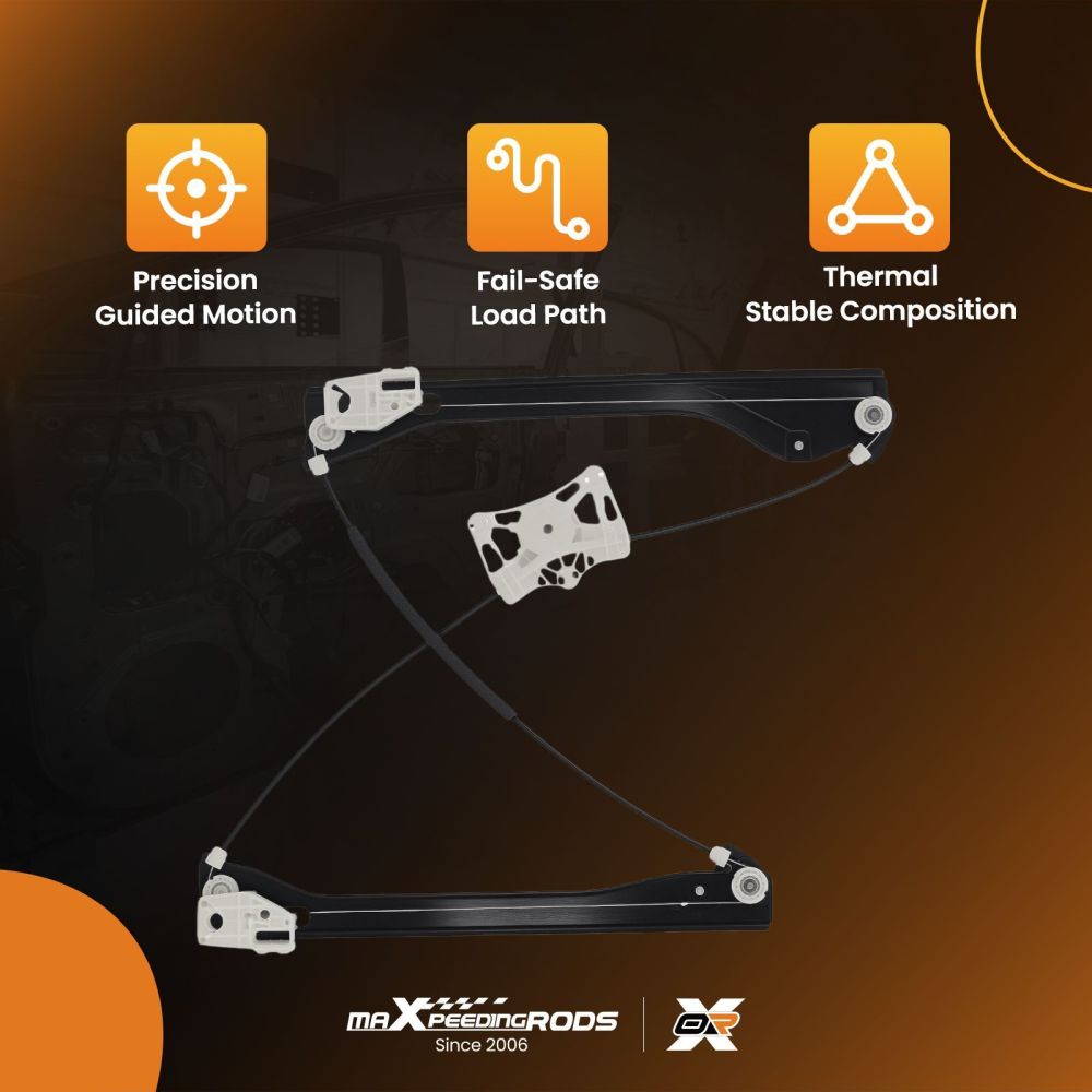 1pc Front Driver Side Window Regulator compatible for Skoda Fabia MK3 Estate2014-2022