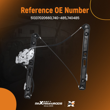 Door Power Window Unit compatible for BMW E46 323i 325i Front Right 51337020660