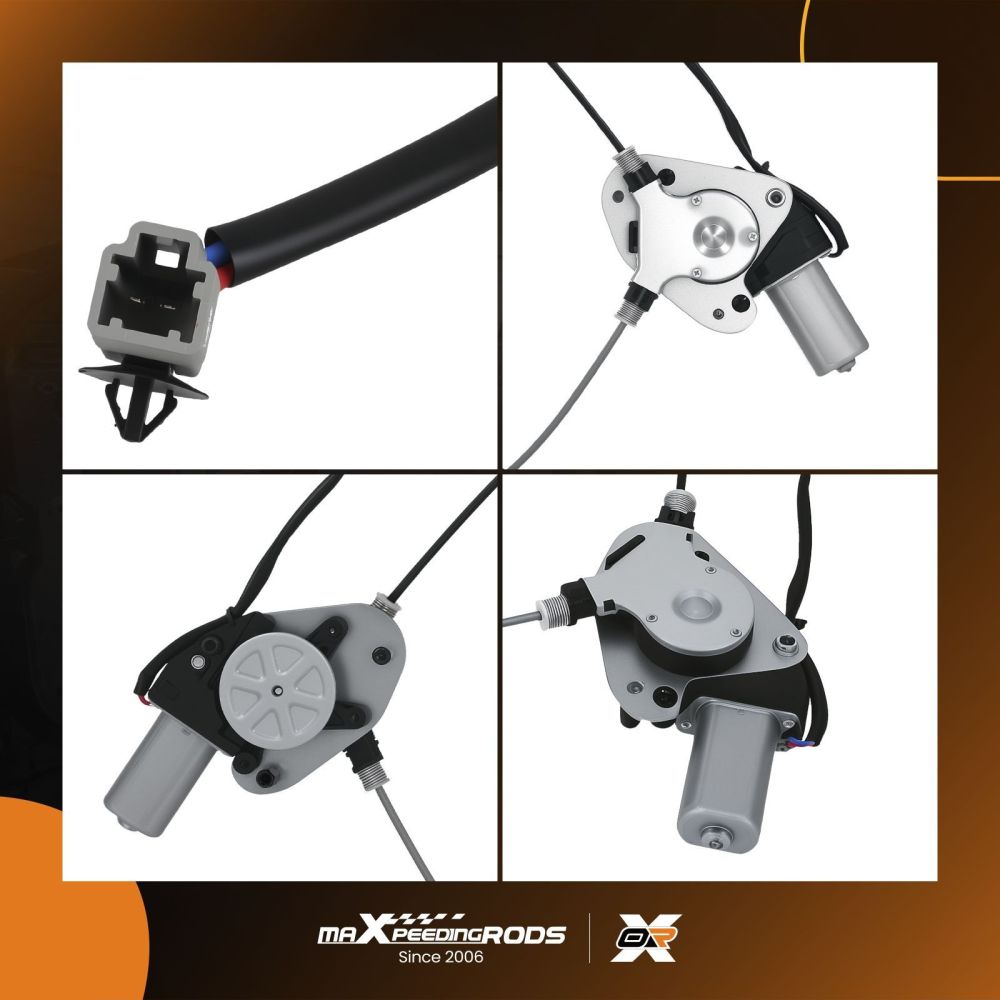 1x Power Window Regulator Motor compatible for Honda Civic 2001-2005 Rear Left Side