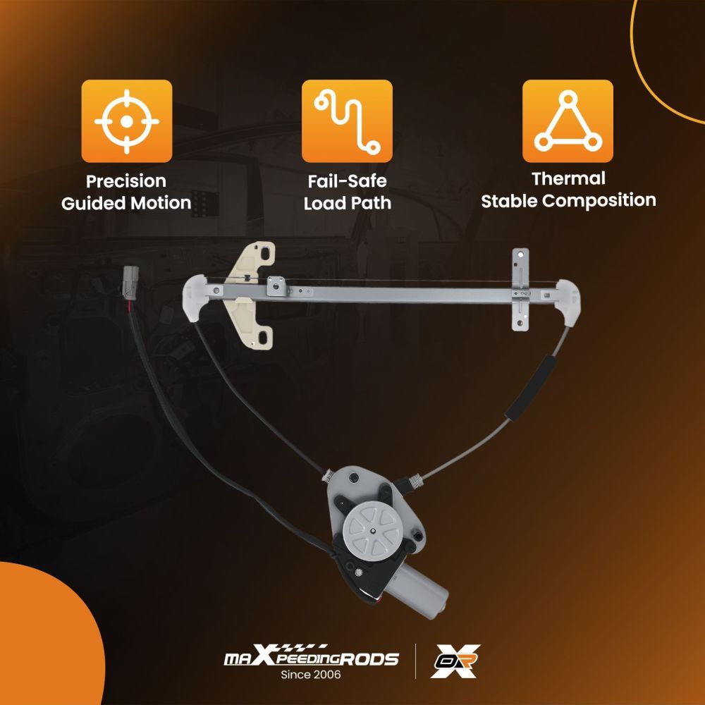 1x Power Window Regulator Motor compatible for Honda Civic 2001-2005 Rear Left Side