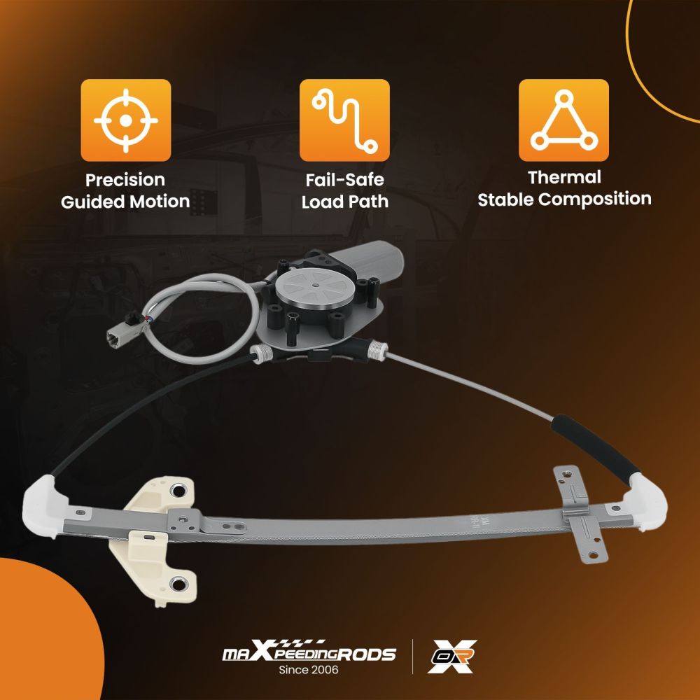 Rear Passenger Side Window Regulator w/ Motor compatible for Honda Civic 01-05 741-745