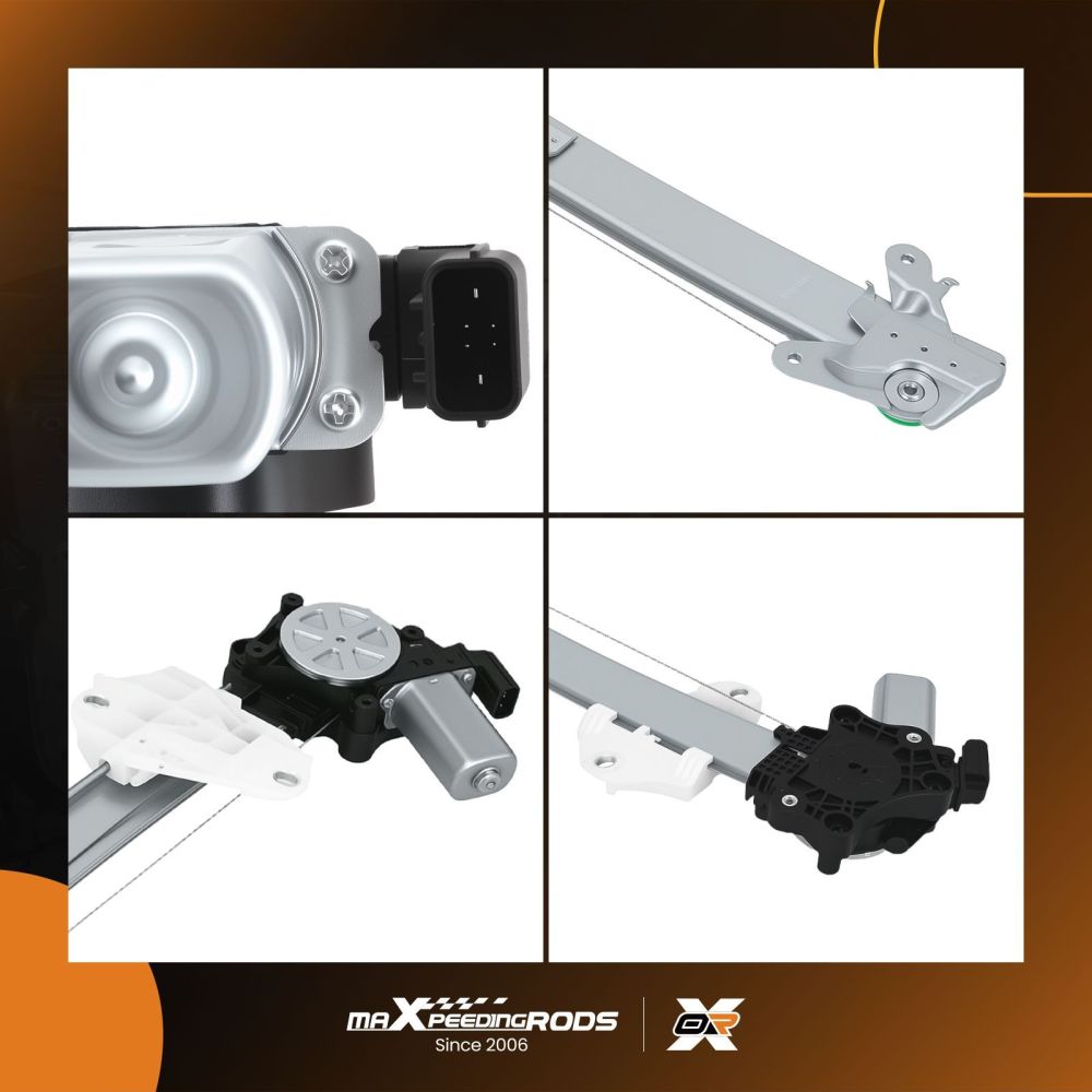 Front Left Window Regulator compatible for Honda Accord LX-S 2013-2017 HO1350165