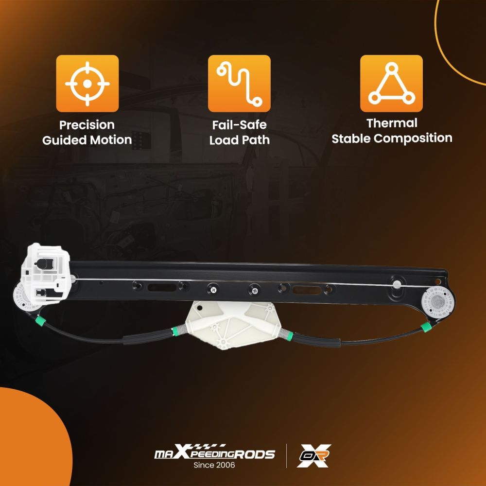 Rear Driver Side Window Regulator compatible for BMW X3 E83 2.5L 3.0L 04-10 749-586