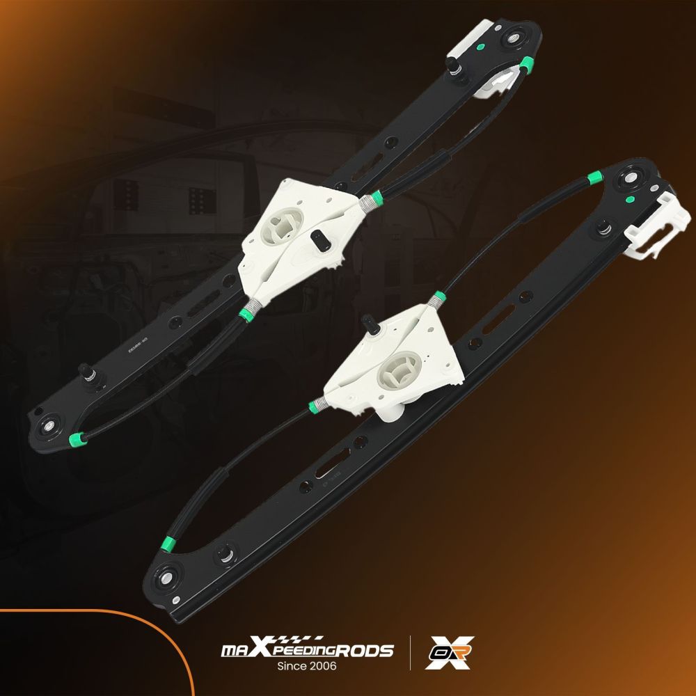2X Left Right Power Window Regulator compatible for BMW X3 xDrive28i 2010 51353448251 Rear