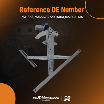Door Window Regulator RR compatible for Nissan Altima Sedan 13-18 827203TA0A 751-656