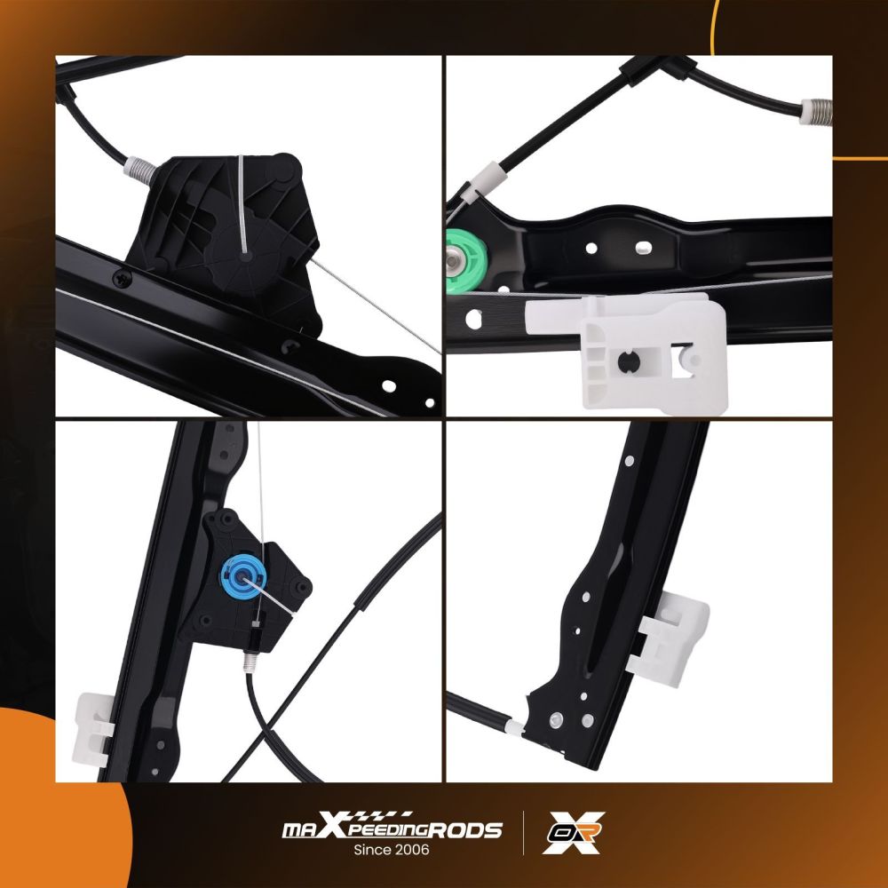 Front Right Window Regulator compatible for Chrysler Sebring 2007-2010 68020562AA 752-311