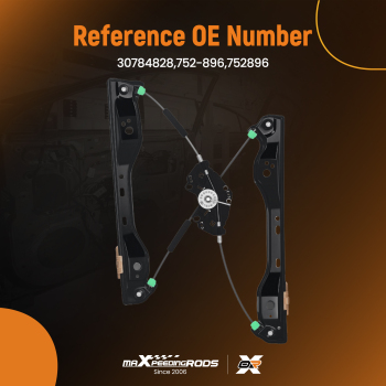 1X Window Regulator compatible for Volvo XC60 T5 AWD 2014-2017 Front LH Passenger Side