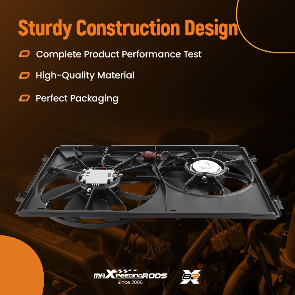 Cooling Fan compatible for Volkswagen Jetta/Compatible for Golf/Rabbit 1.9L/2.5L 1K0959455ET 1K0959455N