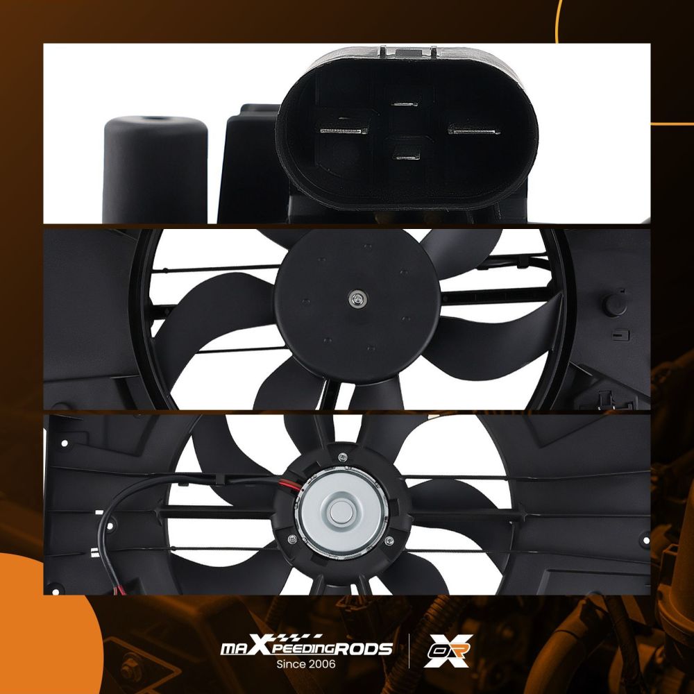 Engine Radiator Cooling Fan For 2012-2017 Buick Verano 2011-2016 Chevrolet Cruze