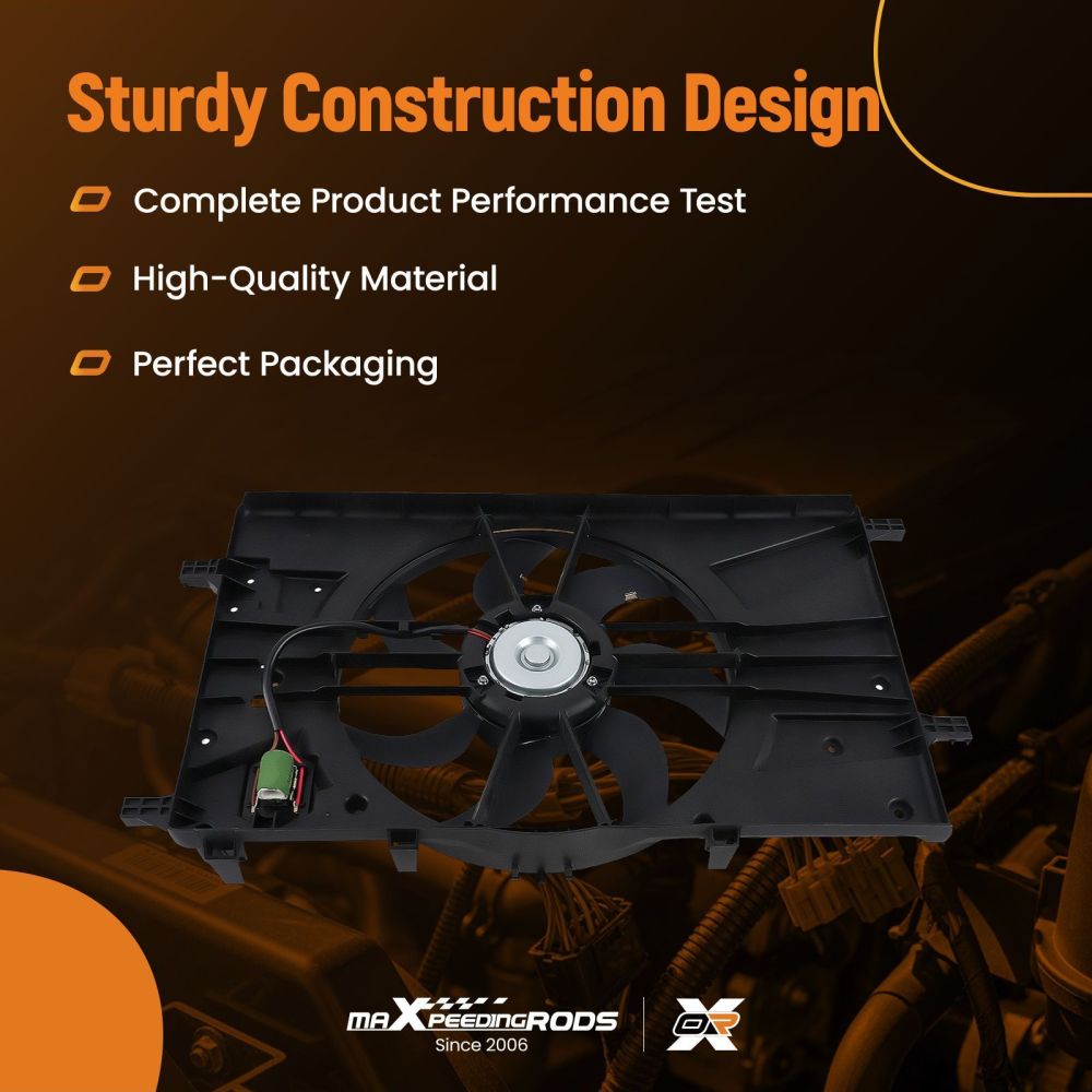 Engine Radiator Cooling Fan For 2012-2017 Buick Verano 2011-2016 Chevrolet Cruze