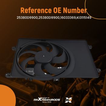 Engine Radiator Cooling Fan compatible for Kia Sportage 2017-2022 KI3115149 25380-D9900