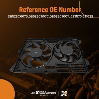 Radiator Fan compatible for Ford Explorer 2.3L 3.5L 13-19 DB5Z8C607D