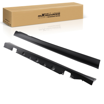Body Side Skirts Kit compatible for BMW E46 3-Series Sedan 4-Door 1999-2005 PP Black