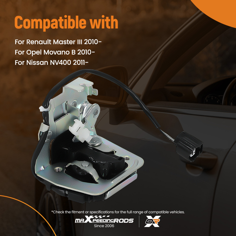 Door lock actuator right for Renault Master Opel Movano 2010- 93197848