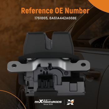 1x Boot Lock Assembly compatible for Ford Fiesta 2008-2021 1761865 Tailgate 4-Pin