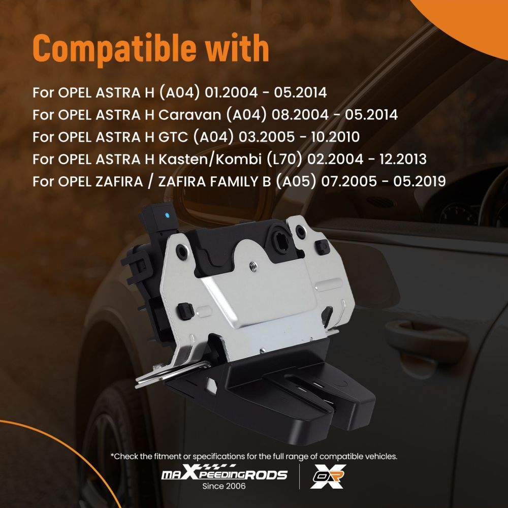Door Lock Actuator Compatible for OPEL ZAFIRA B ASTRA H 2005-2019 13126497 Metal 13188851