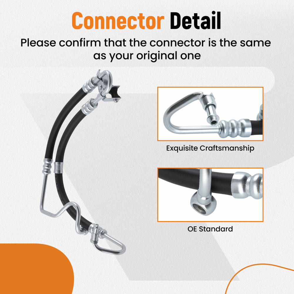 Tubo Servosterzo compatibile per BMW Serie 3 E46 325Ci 325i 330i 32416764726 2000-2006