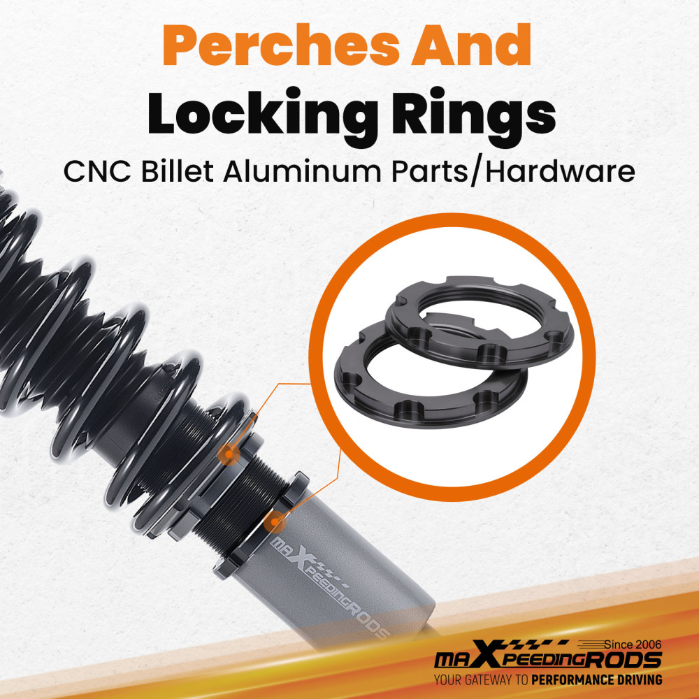 Kit ammortizzatori per auto Anteriore e Posteriore compatibile per Honda Acura Integra 90-93 Lowering Kit