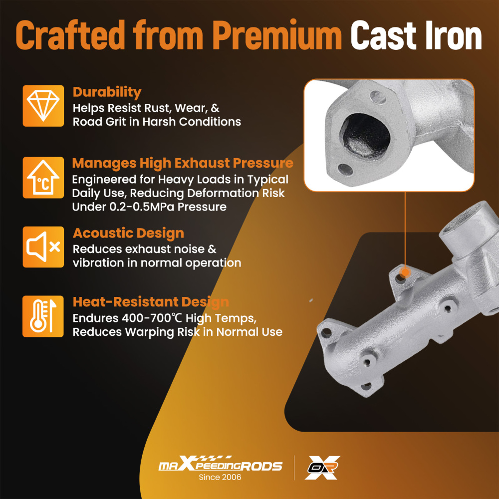 Collettore di Scarico compatibile per VW Multivan 2.5 TDI 070253031F con Guarnizioni