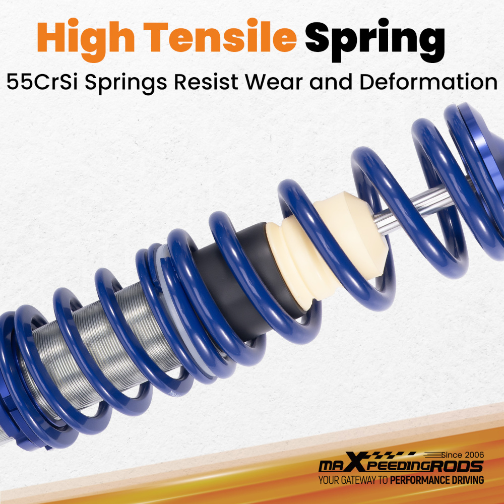 4 Pcs Full Kit Suspension Ammortizzatori Coilover compatibile per Vw Citigolf Citi compatibile per Golf Lowering Kit