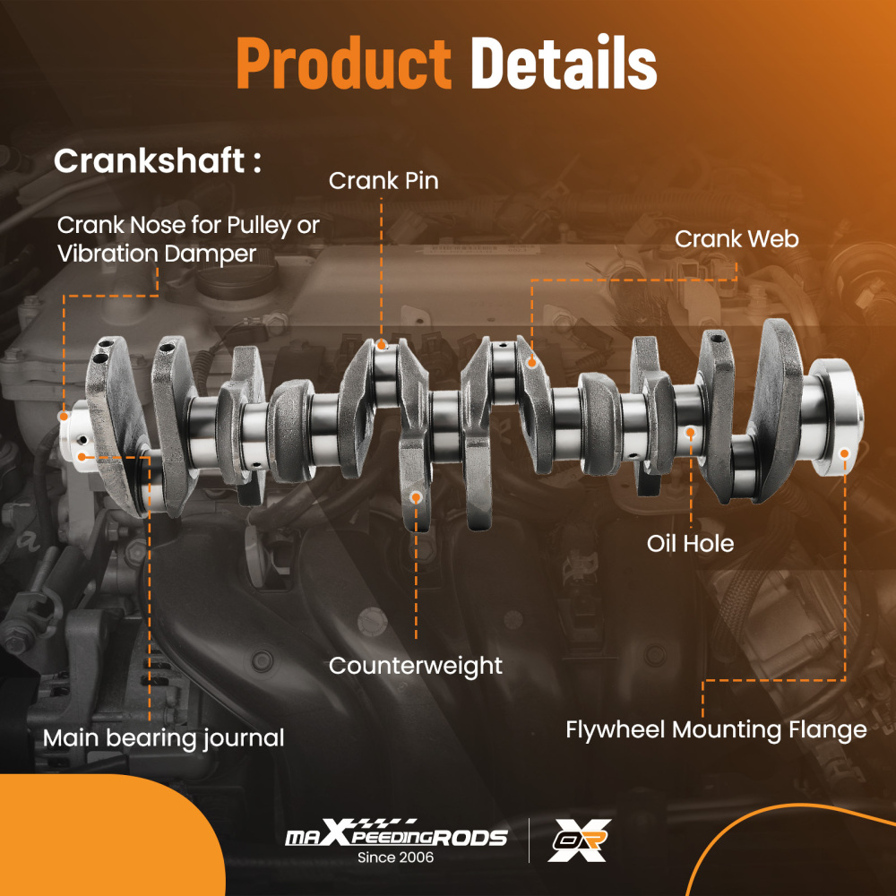 Set Albero Motore compatibile per BMW Serie 7 F02 740Li N55 3.0L ActiveHybrid 7580483