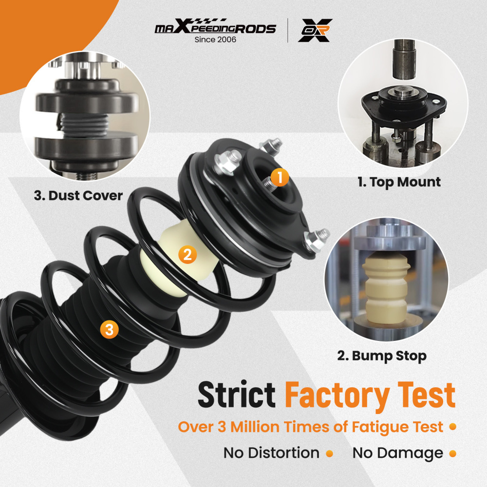 maXpeedingrods Front & Rear Struts Shocks for Honda Civic 2006-2011