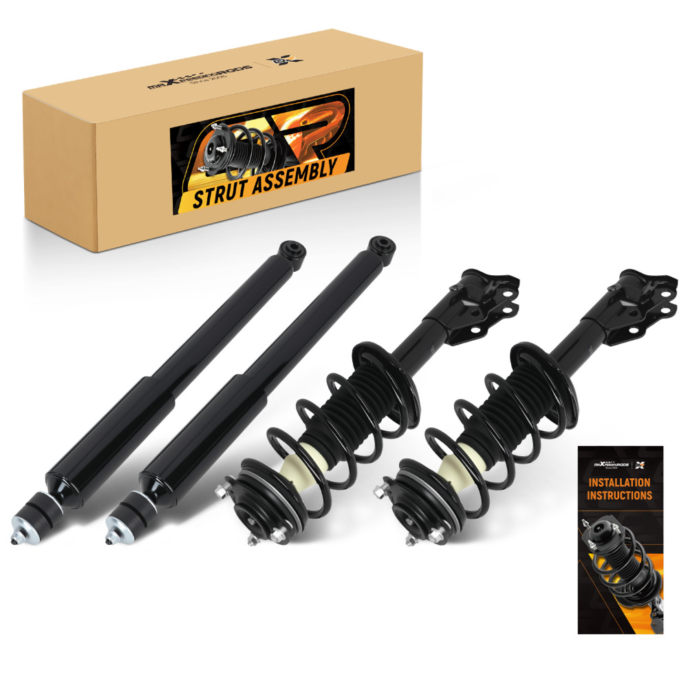 Front Rear Struts Shocks Assembly For 2006-2011 compatible for Honda Civic 1.8L 1.3L DX DX-G EX