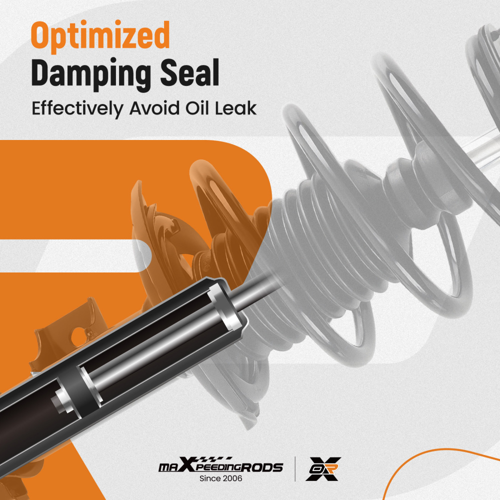 maXpeedingrods 4Pcs Front & Rear Struts for Hyundai Elantra 2011-2016