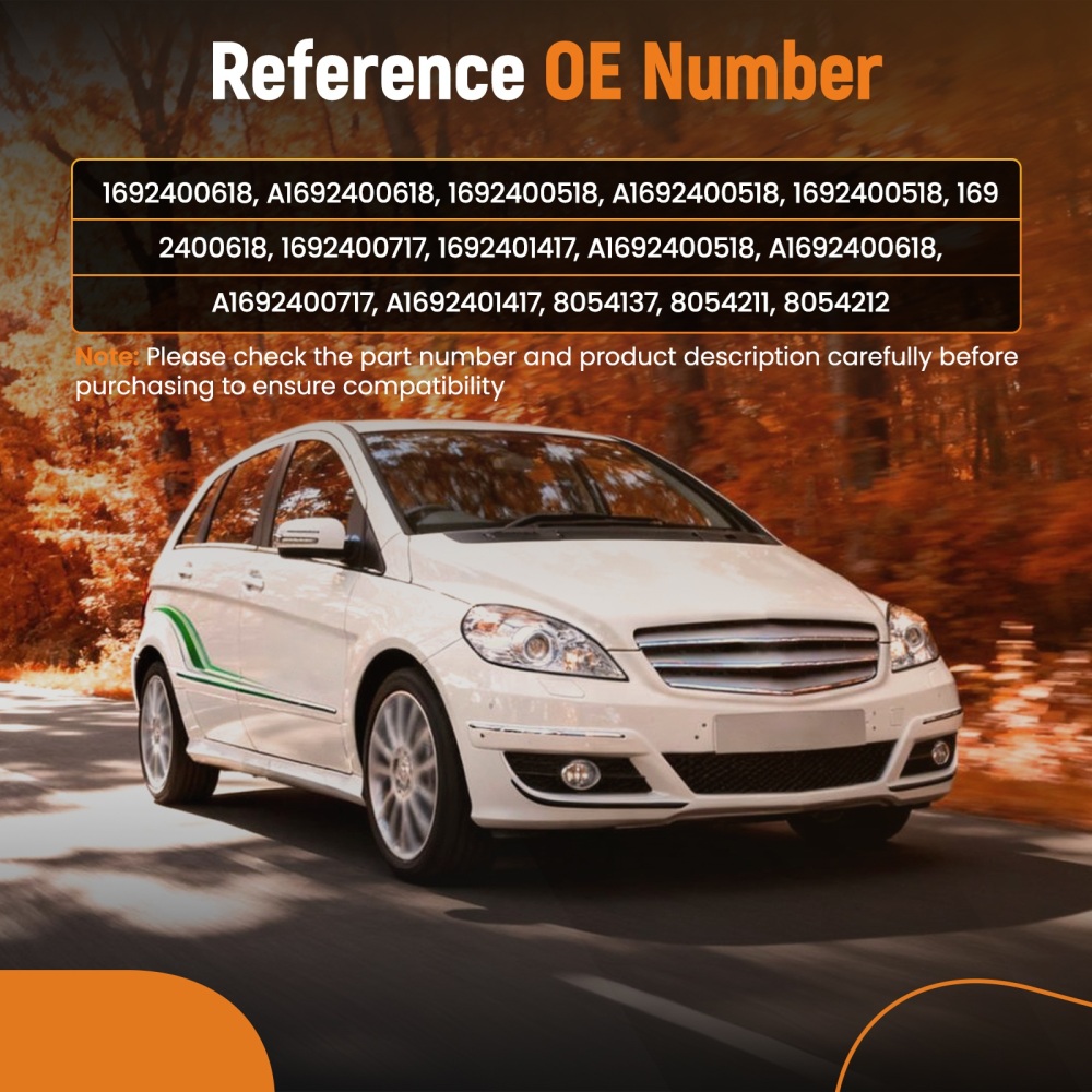 Supporto Motore Anteriore + Posteriore compatibile per Mercedes Classe A W169 Classe B W245