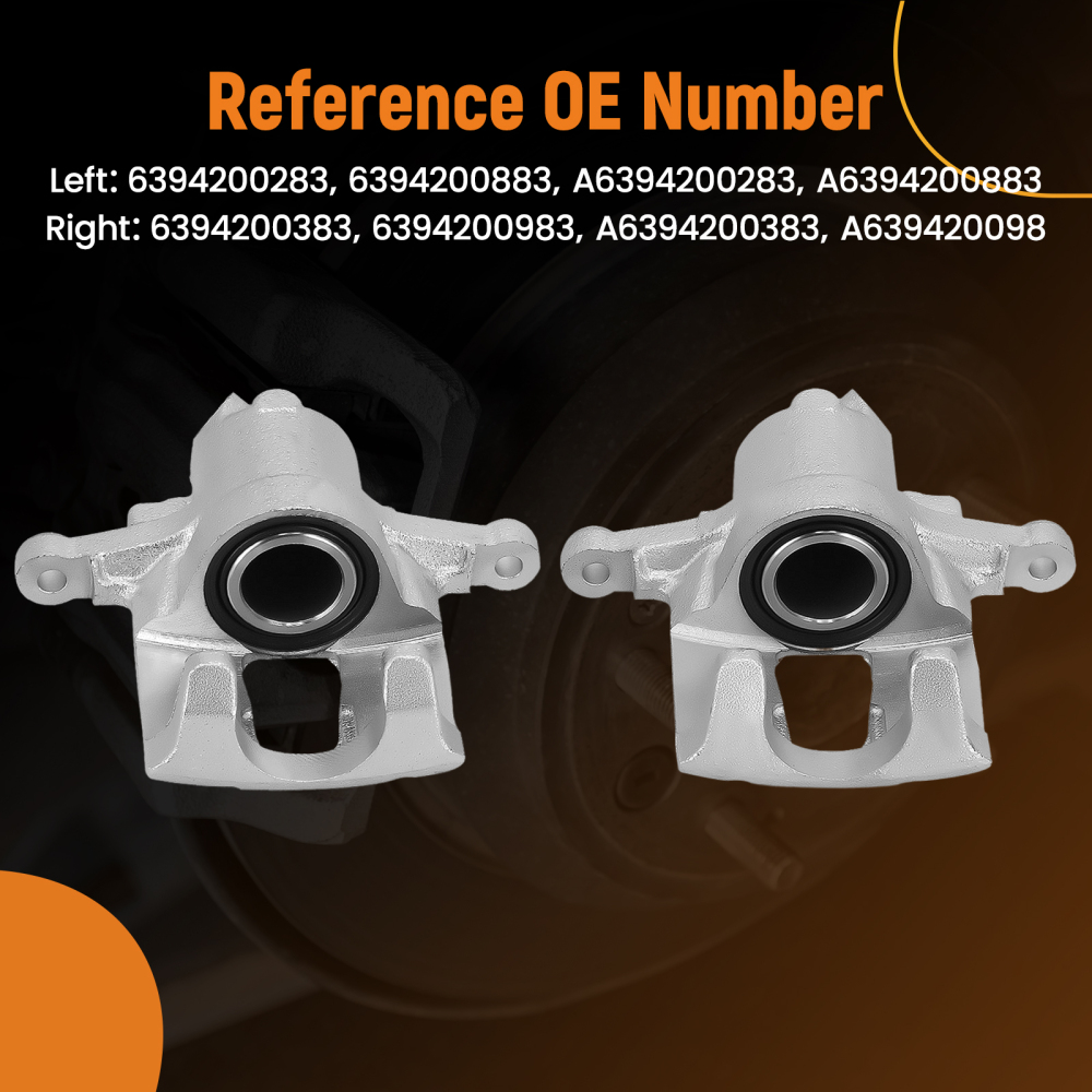 2 Pinza Freno Posterioriore Sinistra Destra compatibile per Mercedes-Benz Viano Mixto W639