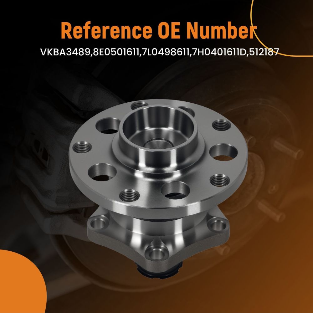 Cuscinetto Mozzo Ruota Posteriore compatibile per Audi A6 4B compatibile per VW Passat 3B 1997-2005 VKBA3489