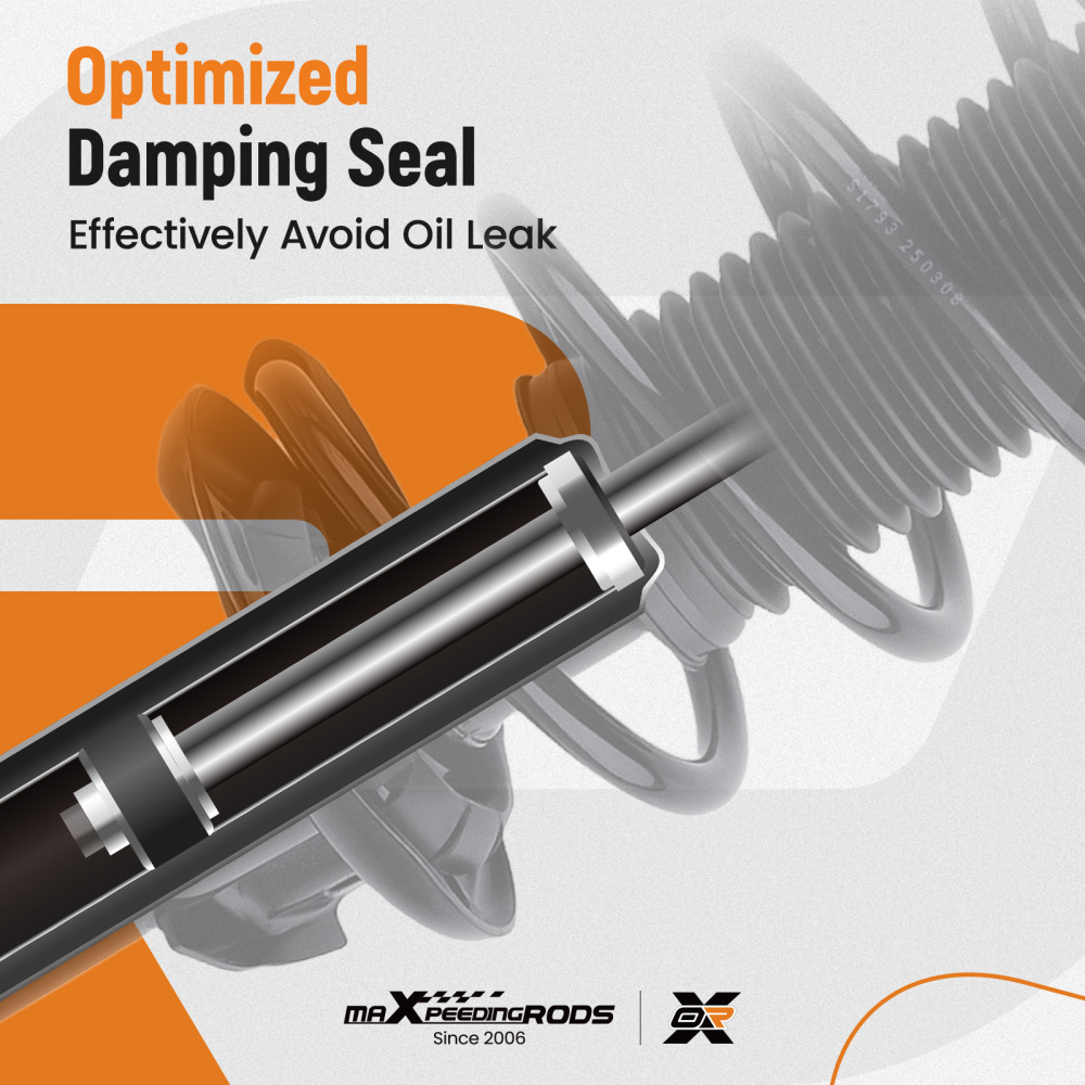 2x Ammortizzatori Anteriore compatibile per VW Tiguan 2009-2017 5N molle