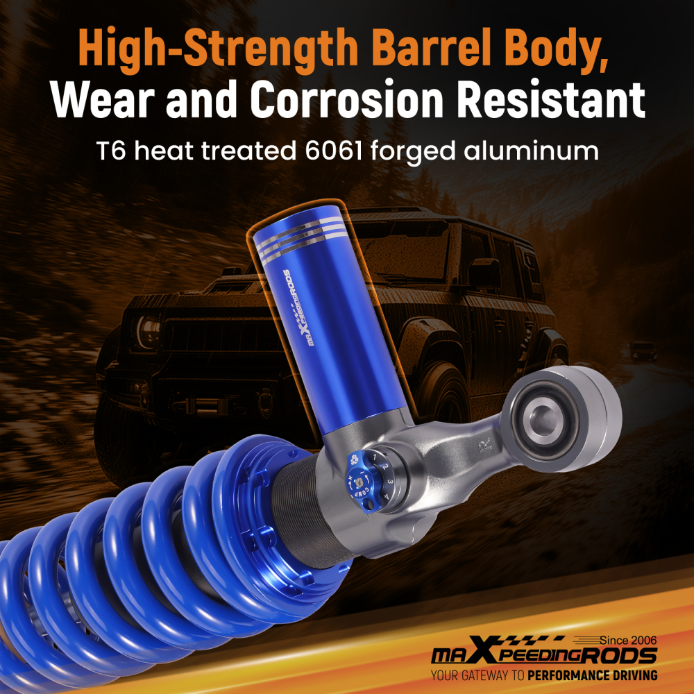 Adjustable Coilover Remote Front Shock Kit compatible for Ford Ranger 2011-2018 Adj. Height