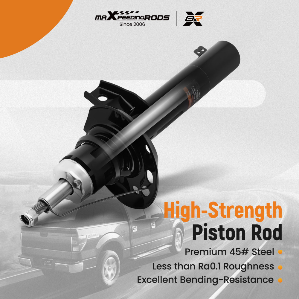 2 ammortizzatori + cuscinetto a cupola anteriore compatibile per VW Golf 5 6 PLUS V