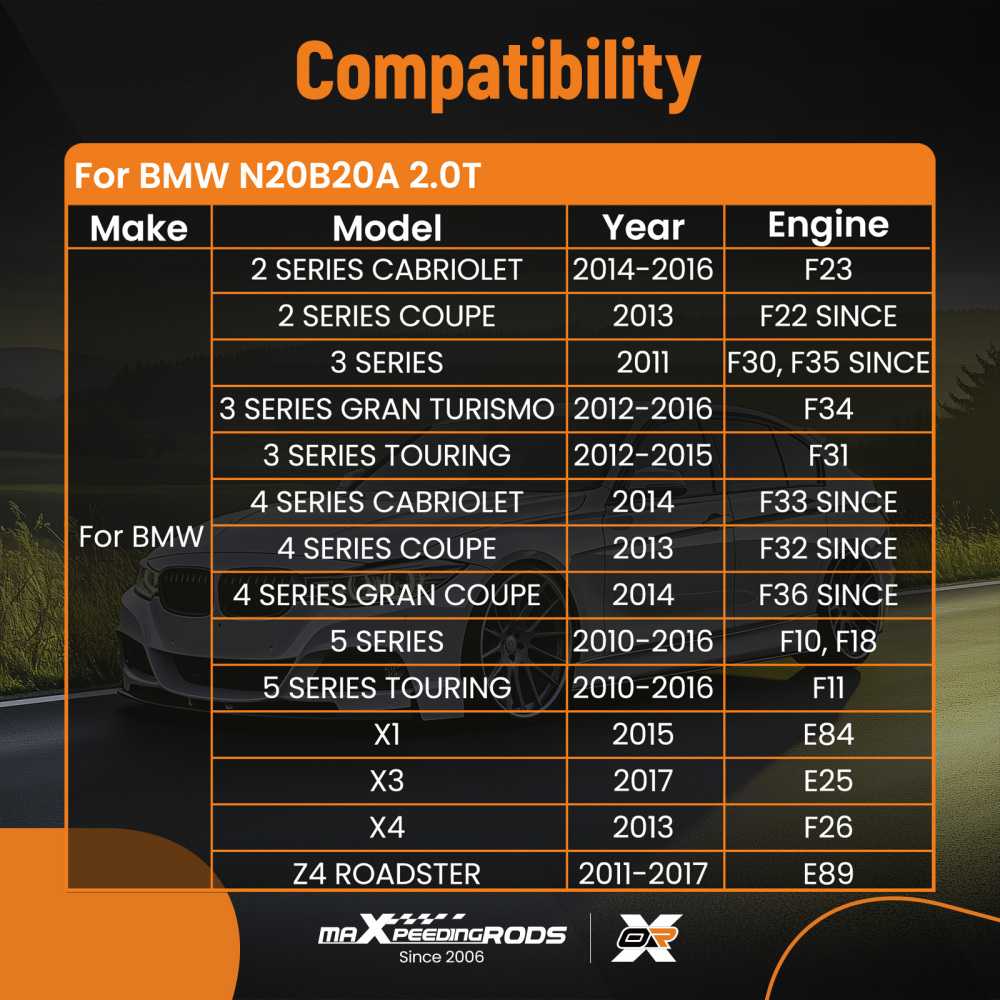 Albero MotoreBiellesCuscinetti N20B20A compatibile per BMW 3er 5er 2.0T 11217640165