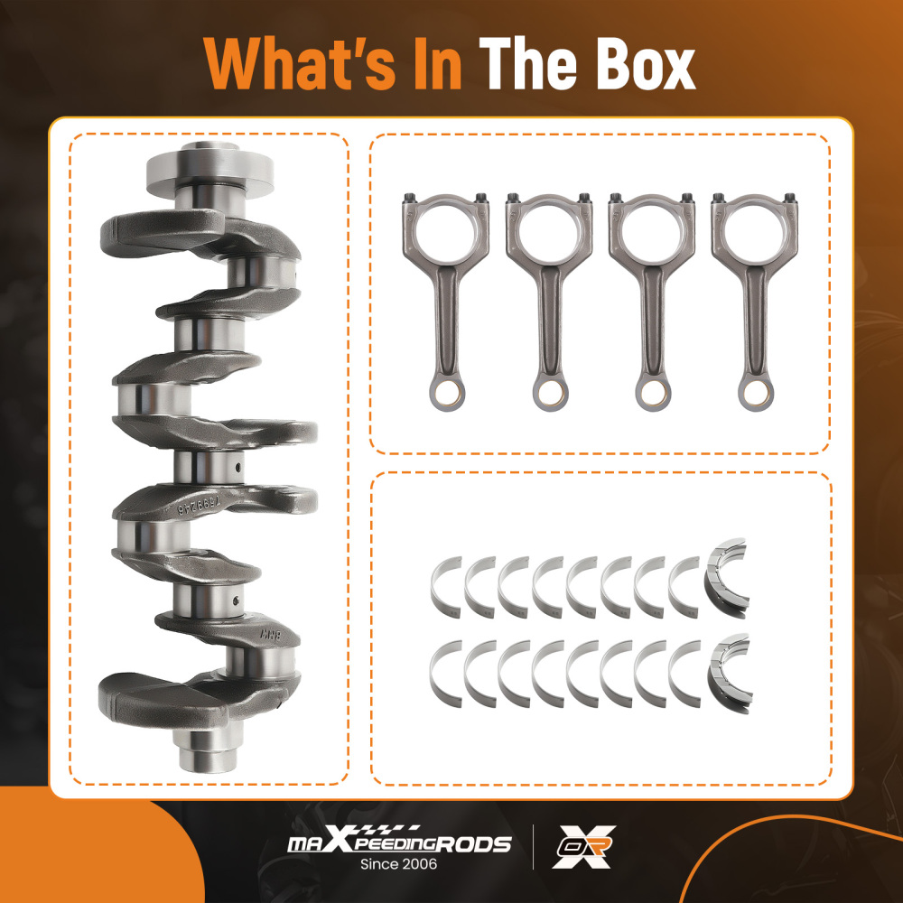 Albero MotoreBiellesCuscinetti N20B20A compatibile per BMW 3er 5er 2.0T 11217640165