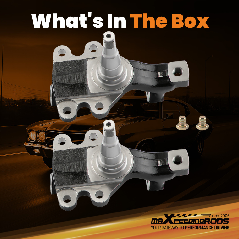 2 Mandrini di caduta compatibile per Chevy Chevelle Malibu Buick Luxus Century 1964-1972