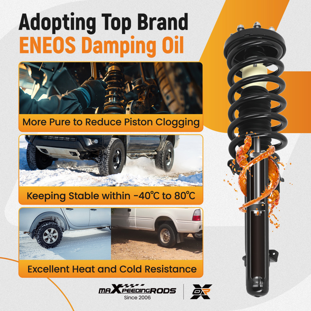 Compatible for FWD Front Left Right Struts w/ Coil Spring Assembly Set for 2009 - 2014 compatible for Acura TL