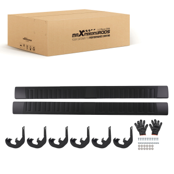 Side Steps Nerf Bars compatible for Chevrolet Silverado 1500 2019-2025 Extended Cab