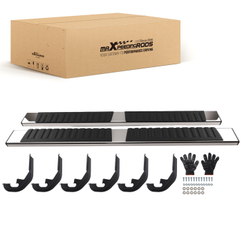 6 Running Boards Side Steps compatible for Chevrolet Silverado GMC Sierra HD 2019-2025 77