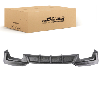 Carbon Fiber Style Rear Diffuser compatible for BMW F06 F12 F13 6 Series M Sport 2012-2018