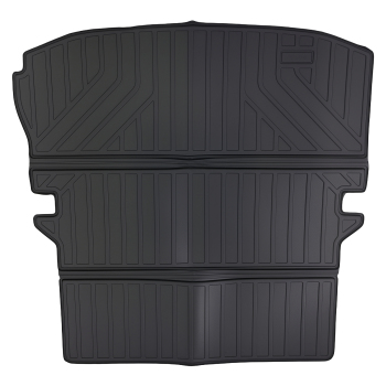 All Season Cargo Liner compatible for Ford Explorer 2011-2019 TPE Trunk Mat Bed Liner Black