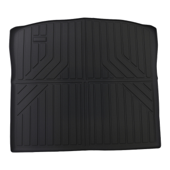 All Weather Rear Cargo Liner Mat compatible for Ford Edge 2015-2023 Black TPE Trunk Mat